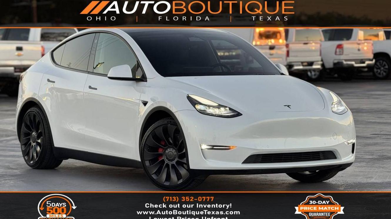 TESLA MODEL Y 2022 7SAYGDEF6NF530052 image